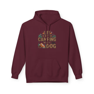 Life Is Better Camping With My Dog Hoodie