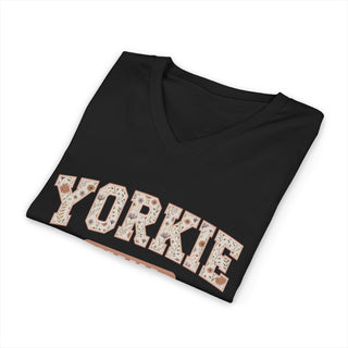 Yorkie Mama V-Neck T-Shirt