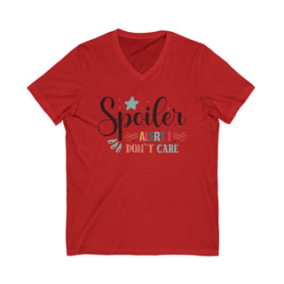 Spoiler Alert! I Don't Care V-Neck T-Shirt