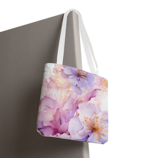 Pastel Purple Blossom Tote Bag