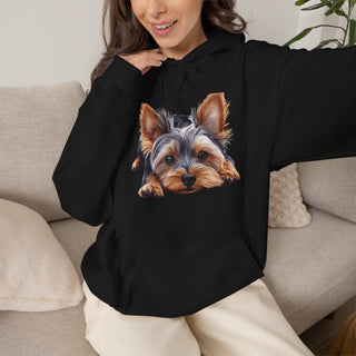 Pouting Puppy Yorkshire Terrier Hoodie
