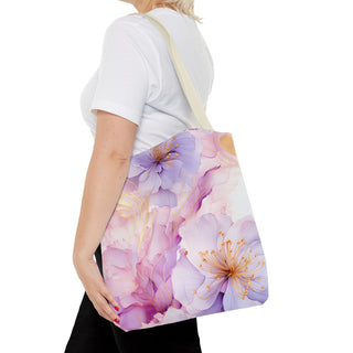 Pastel Purple Blossom Tote Bag