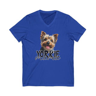 Yorkie Mama V-Neck T-Shirt