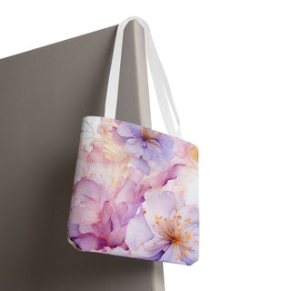 Pastel Purple Blossom Tote Bag
