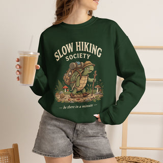 Slow Hiking Society Crewneck Sweatshirt