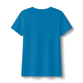 Floral Yorkshire Terrier V-Neck T-shirt