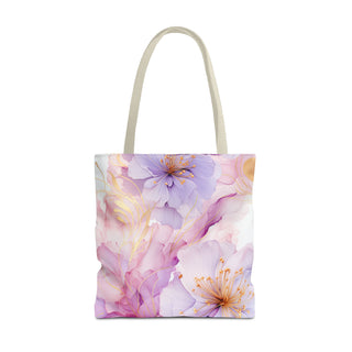 Pastel Purple Blossom Tote Bag
