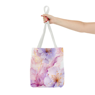 Pastel Purple Blossom Tote Bag