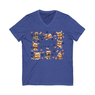 Yorkie Lover V-Neck T-Shirt