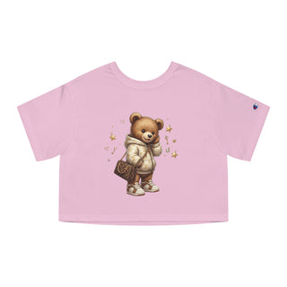 Luxury Teddy Bear Cropped T-Shirt