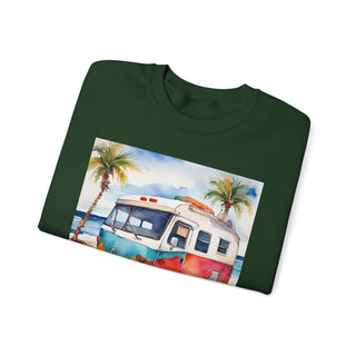 Retro Beach Van Camping Sweatshirt