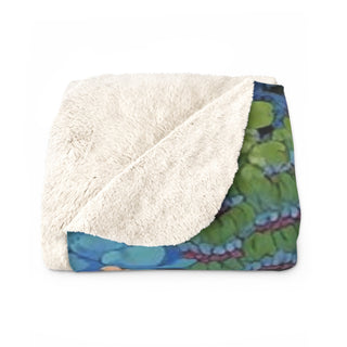 Black Cat Sherpa Blanket