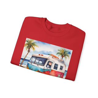 Retro Beach Van Camping Sweatshirt