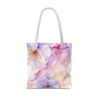 Pastel Purple Blossom Tote Bag
