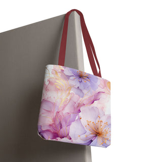 Pastel Purple Blossom Tote Bag