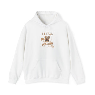 I Love Yorkies Hoodie Sweatshirt
