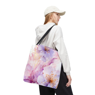 Pastel Purple Blossom Tote Bag
