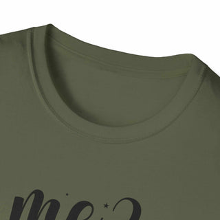 Unisex Me Sarcastic? T-shirt in soft cotton with sarcastic humor text, available in sizes S to 3XL