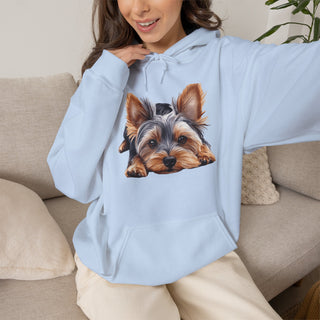 Pouting Puppy Yorkshire Terrier Hoodie
