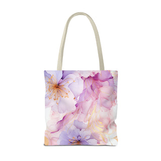 Pastel Purple Blossom Tote Bag