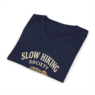 Slow Hiking Society V-Neck T-Shirt