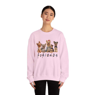 Fur-iends Dog Hoodie sweatshirt with cozy crewneck and dog-themed embroidery