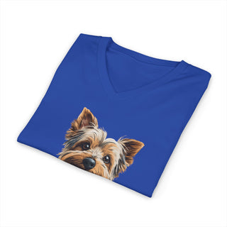 Yorkie Mama V-Neck T-Shirt