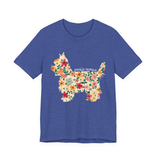 Floral Yorkie Mama T-Shirt