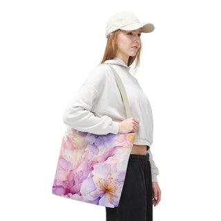 Pastel Purple Blossom Tote Bag