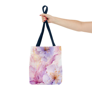 Pastel Purple Blossom Tote Bag