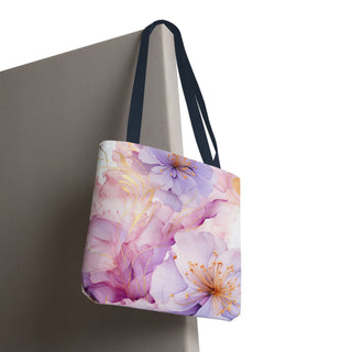Pastel Purple Blossom Tote Bag