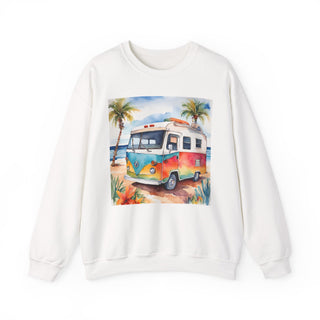 Retro Beach Van Camping Sweatshirt
