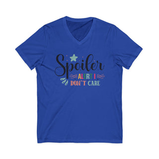 Spoiler Alert! I Don't Care V-Neck T-Shirt