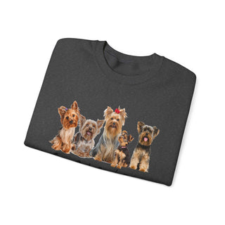 Fur-iends Dog Hoodie sweatshirt with Friends Dogs design, cozy cotton-poly blend, classic crewneck fit, size guide included