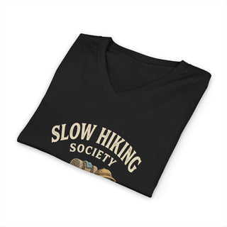 Slow Hiking Society V-Neck T-Shirt