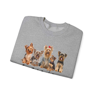 Fur-iends Dog Hoodie sweatshirt size guide with cozy crewneck design and dog motif