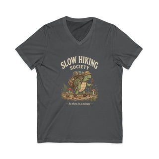 Slow Hiking Society V-Neck T-Shirt