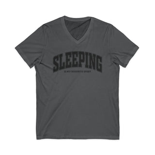 Sleeping Is My Favorite Sport V-Neck T-Shirt