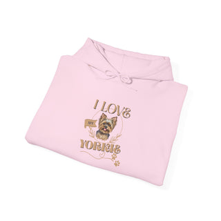 I Love Yorkies Hoodie Sweatshirt