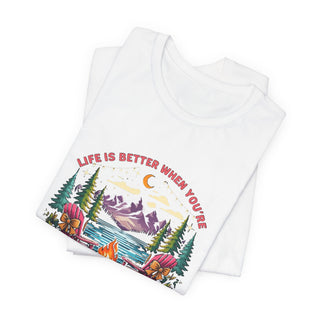 Life Is Better When You’re Glamping Campfire T-Shirt